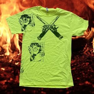Fire force knife graphic T-shirt